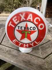 Beautiful Texaco Ethyl Gas Globe