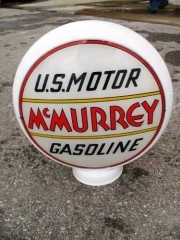 Rare US Motor McMurrey Gas Globe