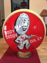 Rare Mint Yellow Ripple Andy Dandy Globe Globe