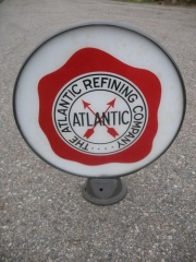Very Rare Atlantic 18" Neon Globe-Sign Globe