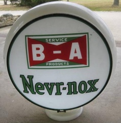 Rare B-A Nevrnox Gill Gas Globe