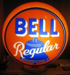Bell Regular Orange Ripple Gas Globe