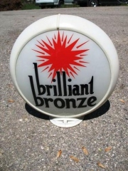 Scarce Brilliant Bronze/Johnson Gas Globe