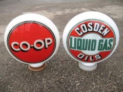 Very Rare Cosden Gas Globe