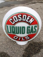 Rare Cosden Oils Gas Globe