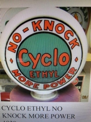 Rare Cyclo Gas Globe