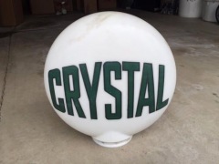 Rare Crystal One Piece Gas Globe