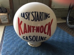 Very Rare Deep Rock Easy Starting One Piece Etched Gas Globe