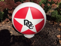 Derby One Piece Etched Gas Globe