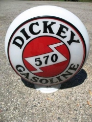 Rare Dickey 570 Gas Globe