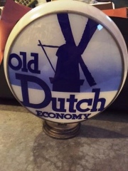 Rare Old Dutch Economy Gill Gas Globe