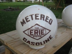 Rare Erie Metered Systems One Piece Pump Globe