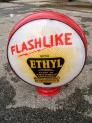 Scarce Humble-Flashlike Ethyl Gas Globe