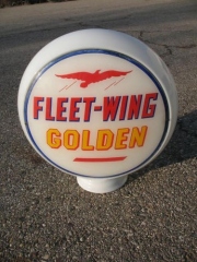 Very Rare Fleet-Wing Golden Type 4 Gas Globe