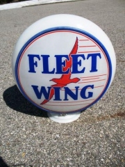 Rare Fleetwing Gill Gas Globe