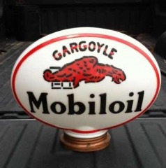 Mint Mobil Gargoyle Oil Cabinet Globe