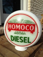 Very Rare Homoco Diesel Gas Globe