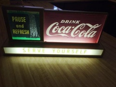 Coca Cola Light Up Sign