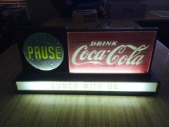 Coca Cola Light Up Sign