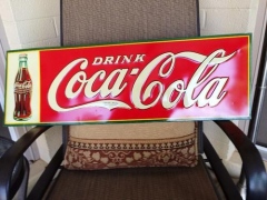 Coca Cola Tin Sign 1930s