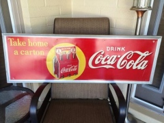 Coca Cola Tin Sign 1930s