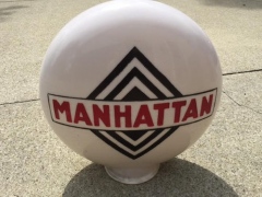 Manhattan One PIece Etched Gas Globe