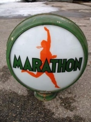 Marathon Metal Frame Gas Globe