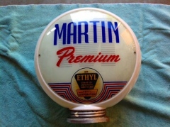 Rare Martin Premium Ethyl Gas Globe