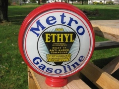 Super Rare Metro Ethyl Gas Globe