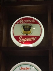 Rare Moore's Ethyl Gas Globe