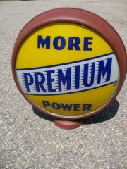 Rare More Premium Power Metal Frame Gas Globe