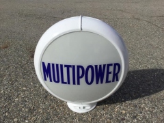 Rare Marathon Multipower Gas Globe