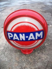Pan Am Logo Only Gas Globe