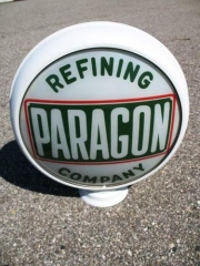 Very Rare Paragon Refining Gas Globe