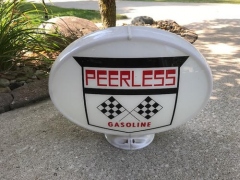 Rare Peerless Oval Capco Gas Globe