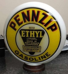 Pennzip Ethyl Gas Globe