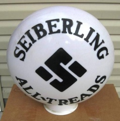 Rare Seiberling All-Threads One Piece Display Globe