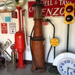 Very Rare All Original 5 Gallon Pipe Organ Gas Pump!!