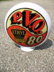 Rare PVQ Ethyl Gas Globe