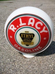 Rare R. Lacy Gas Globe