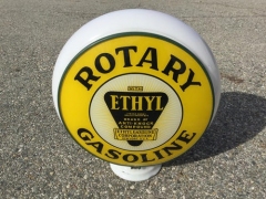 Very Rare Rotary Gill Gas Globe