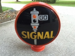 Mint Signal Metal Frame Gas Globe