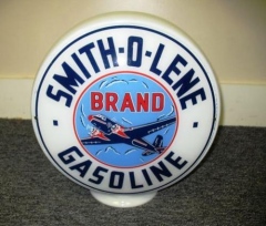 Rare Smith-O-Lene Gasoline Globe