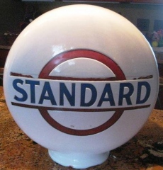 Very Rare Standard One Piece Gas Globe
