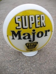 Rare Super Major Ethyl Gas Globe