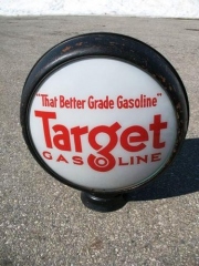 Rare Target Gasoline Globe