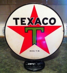 Scarce Texaco Porcelain Gas Globe 1938