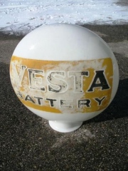 Vesta Battery One Piece Etched Globe